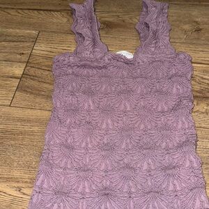 Altar'd State Mauve Textured Camisole